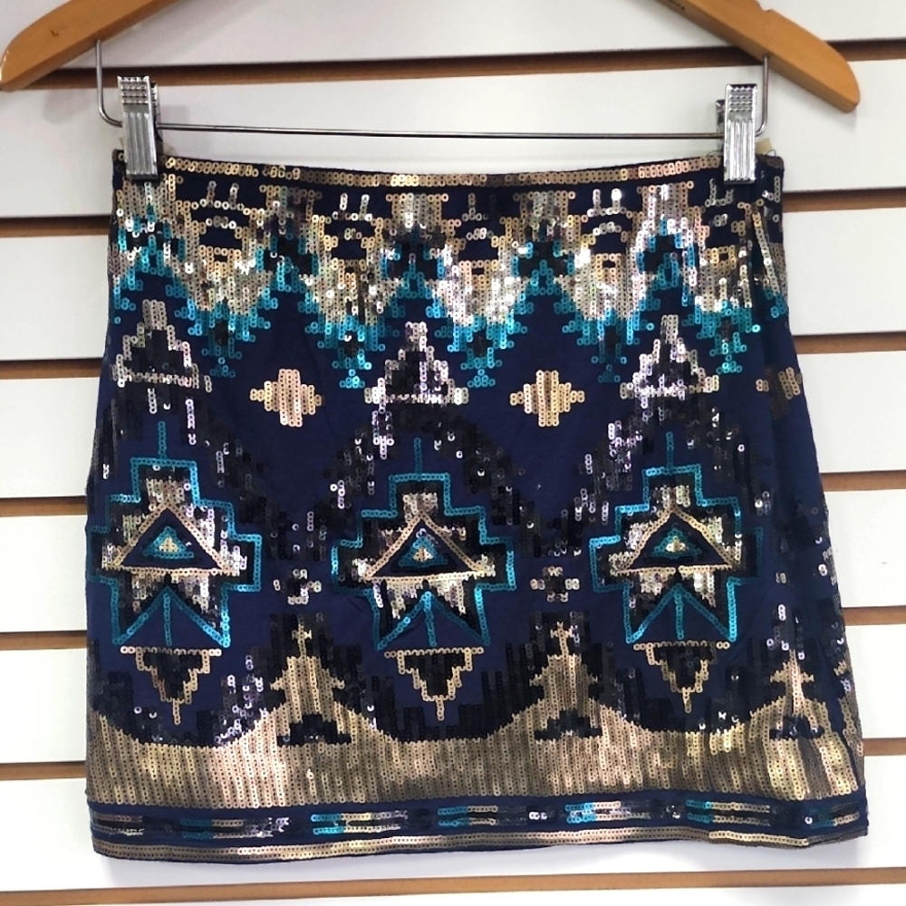 MIAMI Sequin Embellished skirt